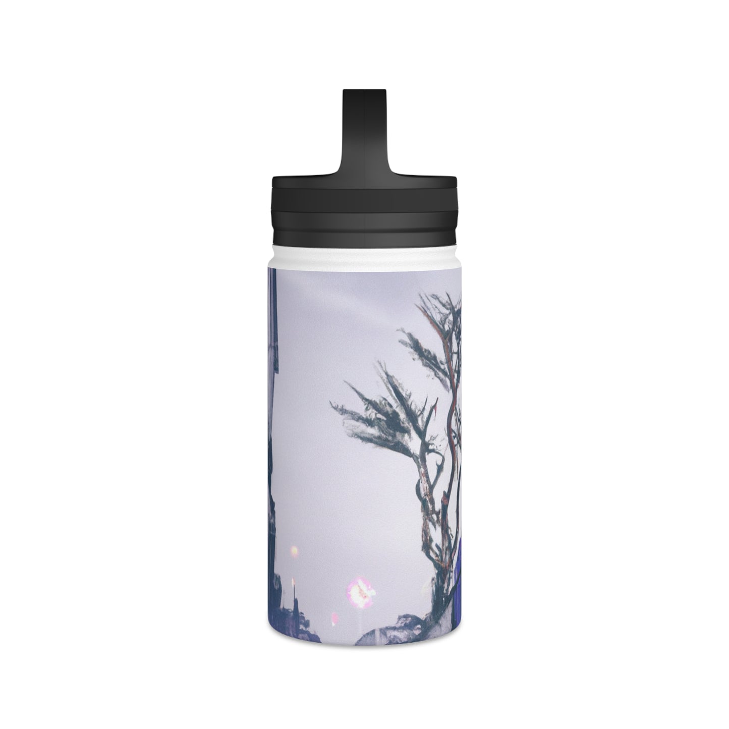 "Exploring Photographs in Color" - The Alien Stainless Steel Water Bottle, Handle Lid