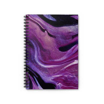 Palette Possibilities - The Alien Spiral Notebook (Ruled Line)