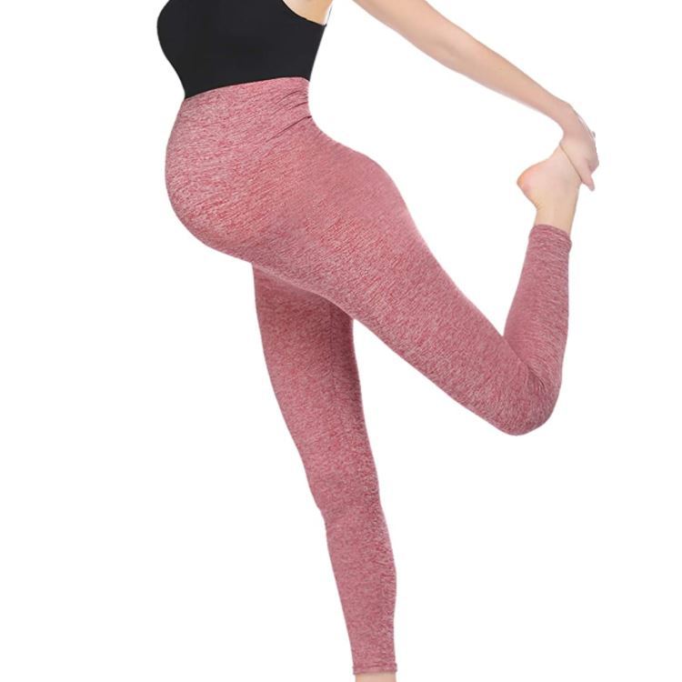 Pantalones de maternidad de yoga ajustados para mujer