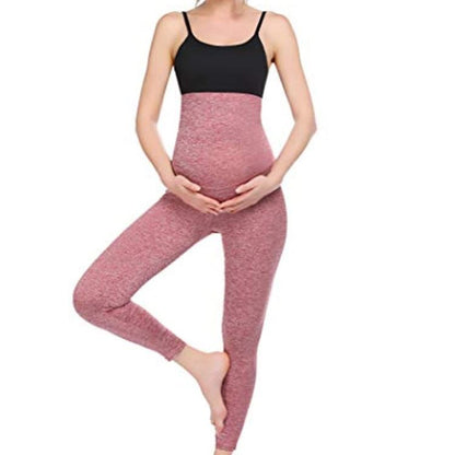 Pantalones de maternidad de yoga ajustados para mujer