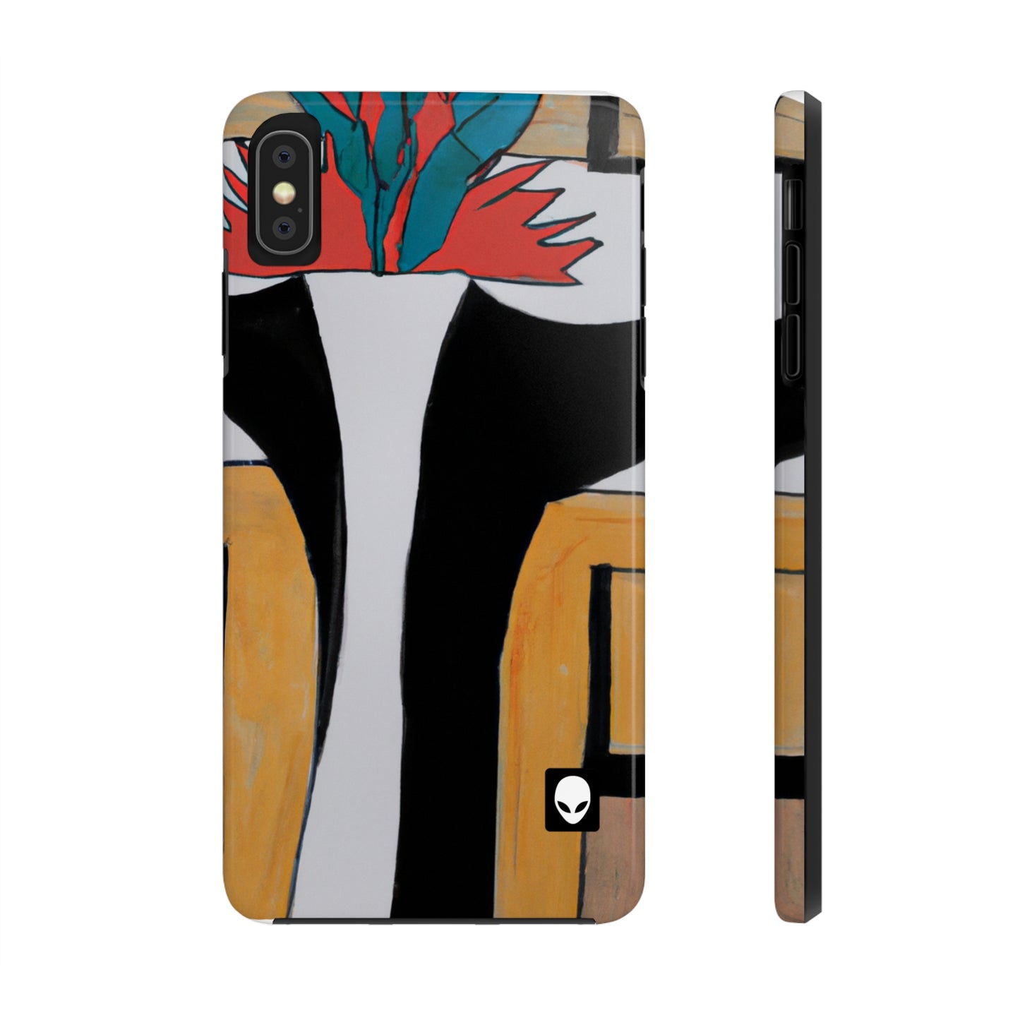 "Exploring Balance and Pattern in Abstract Art" - The Alien Tough Phone Cases