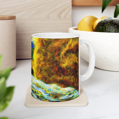 "Along the Riverbanks of Sorrows" - The Alien Ceramic Mug 11 oz