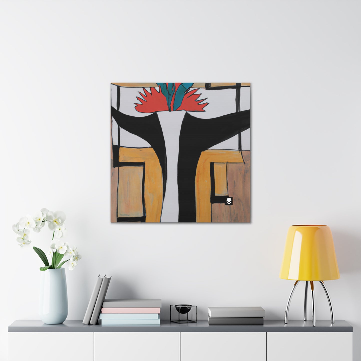 "Exploring Balance and Pattern in Abstract Art" - The Alien Canva