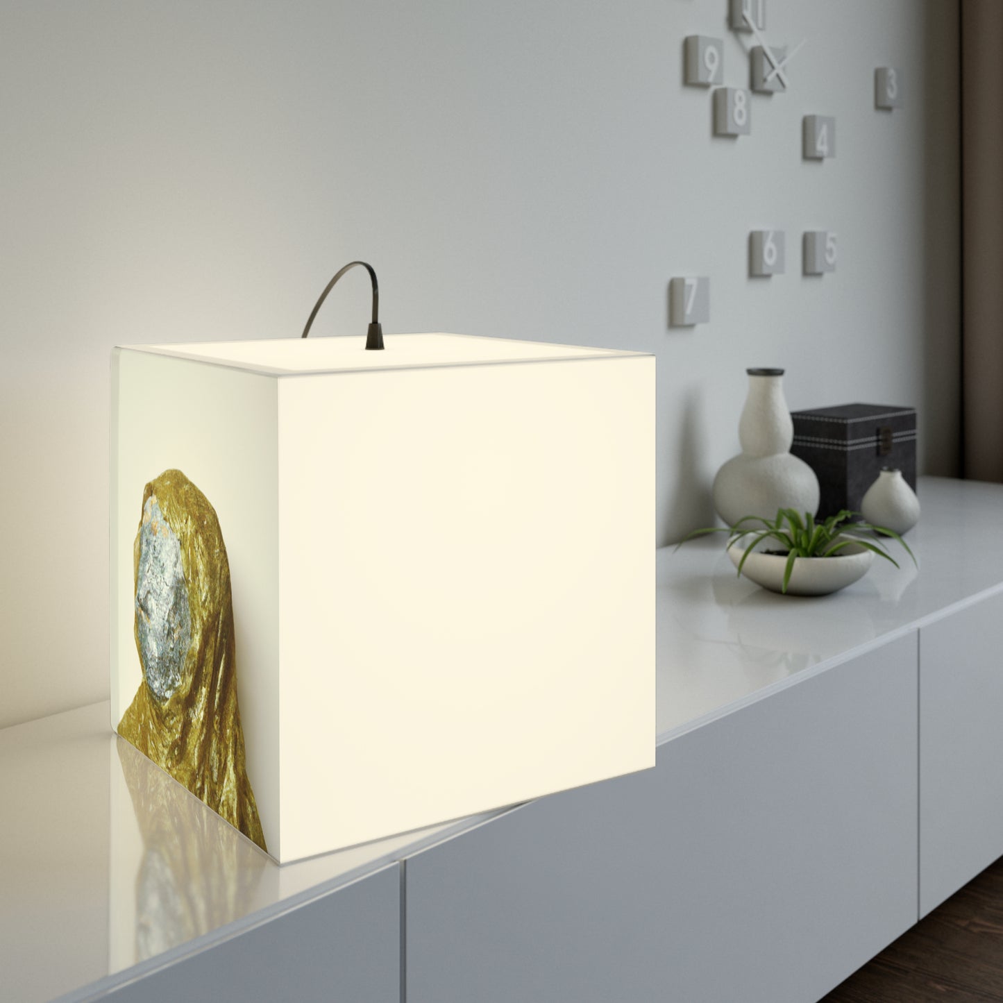 "Conquering the Inner Battle" - The Alien Light Cube Lamp