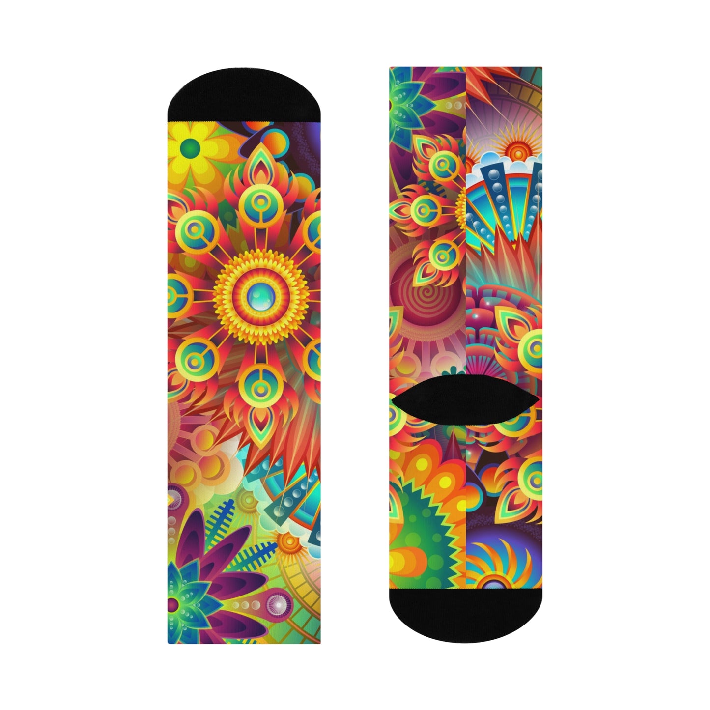 The First Trippy Space - The Alien Cushioned Crew Socks