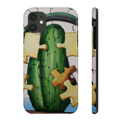 "Cactified Puzzle Time" - The Alien Tough Phone Cases