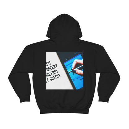 "Interacting with the World Anew: A Mixed-Media Exploration of Technology's Effects" - The Alien Unisex Hoodie