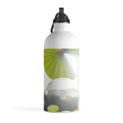 "Earth's Splendor: A Colorful Collage of Natural Wonders" - The Alien Stainless Steel Water Bottle