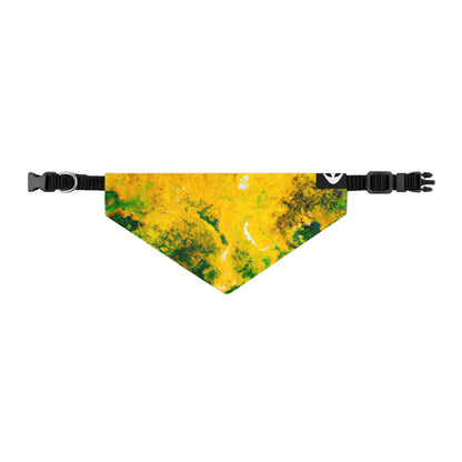 "Exploring Colorful Textures" - The Alien Pet Bandana Collar