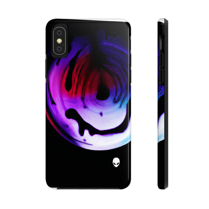 "Exploring Contrasts: A Colorful Dance of Luminance and Chromatic Aberration" - The Alien Tough Phone Cases