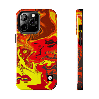 "Abstract Energy in Motion" - The Alien Tough Phone Cases