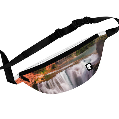 "Capturing Nature's Beauty: Crafting an Iconic Landscape in Vibrant Art"- The Alien Fanny Pack