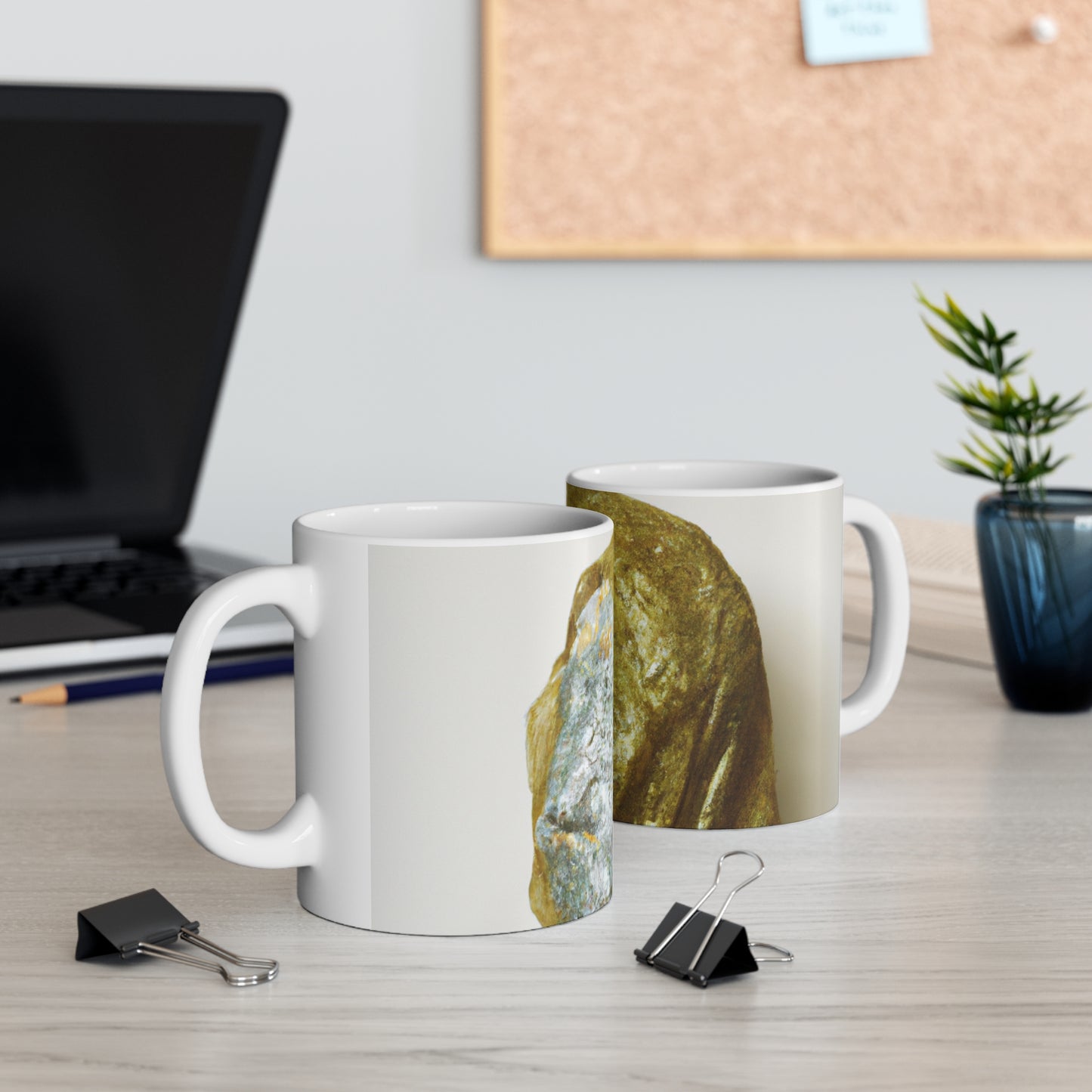 "Conquistando la batalla interior" - Taza de cerámica The Alien 11 oz