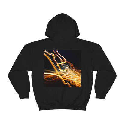 „Chaotic Disruption: An Abstract Exploration“ – The Alien Unisex Hoodie