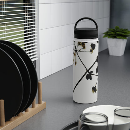 "A Light and Shadow Illumination" - The Alien Stainless Steel Water Bottle, Handle Lid