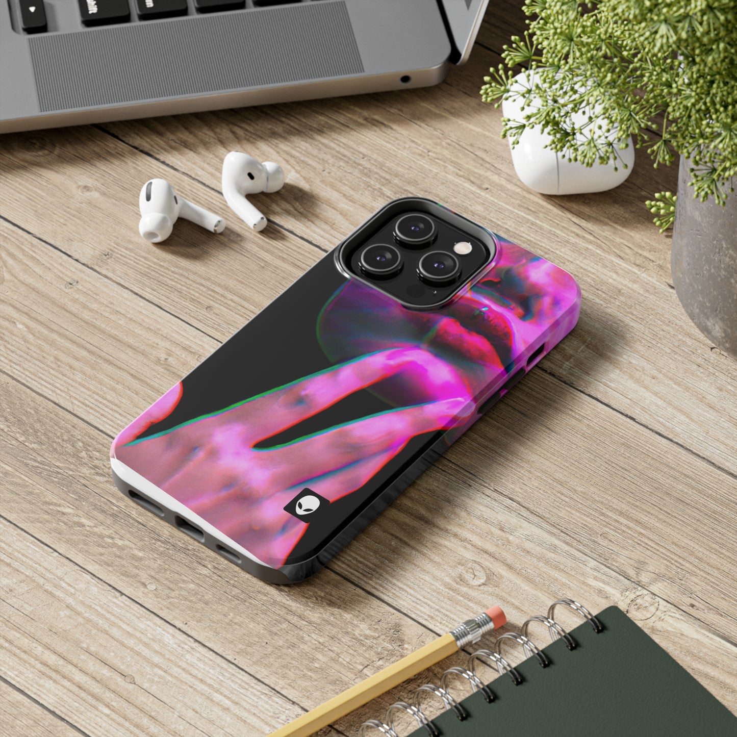 „Identität in der Abstraktion: Erforschung digitaler Selbstporträts“ – The Alien Tough Phone Cases