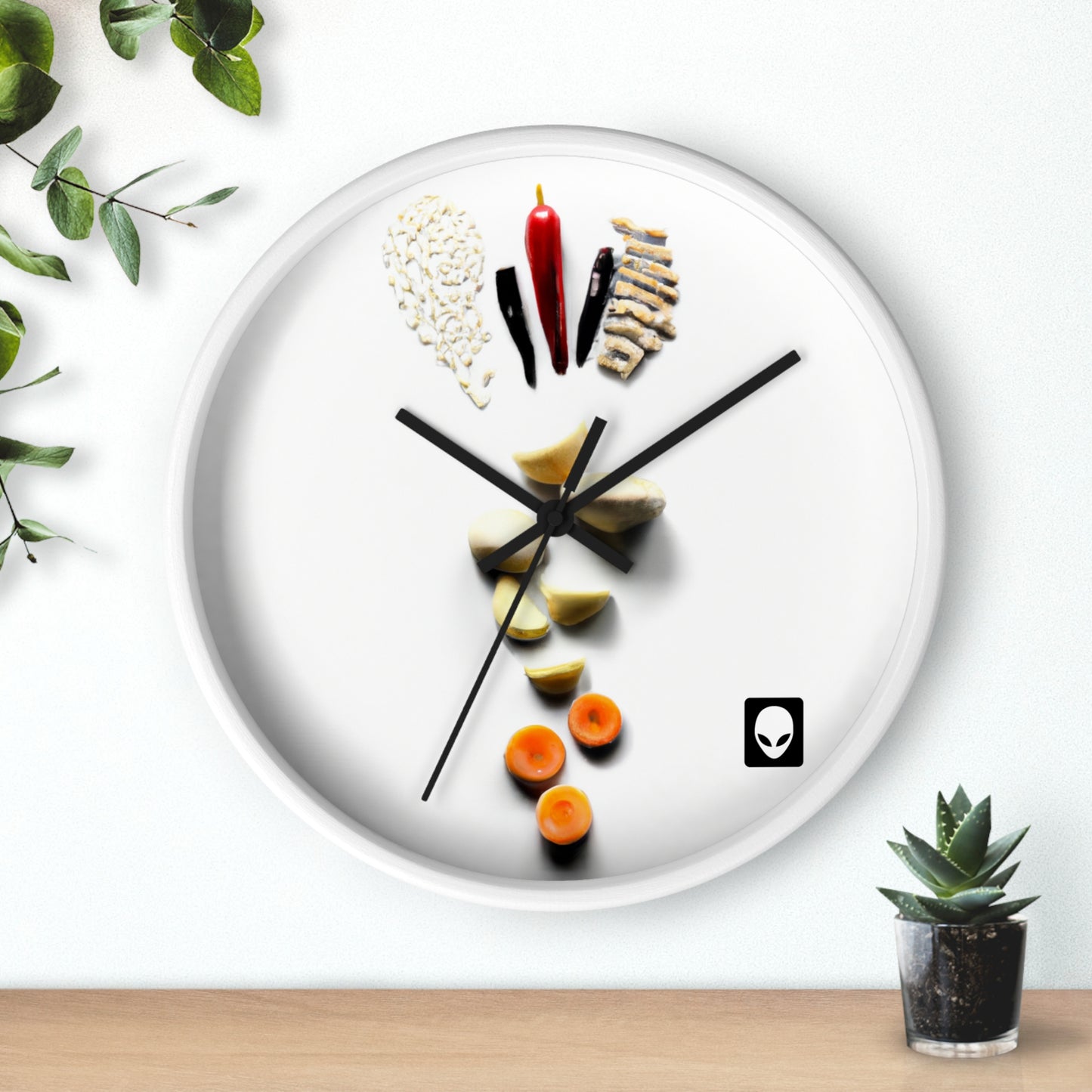 „Cooking Up Creativity: DIY Kitchen Art“ – Die Alien-Wanduhr