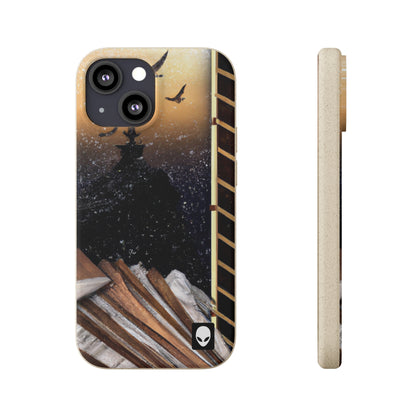 "A Tale of Storytelling Art: A Mixed Media Masterpiece" - The Alien Eco-friendly Cases