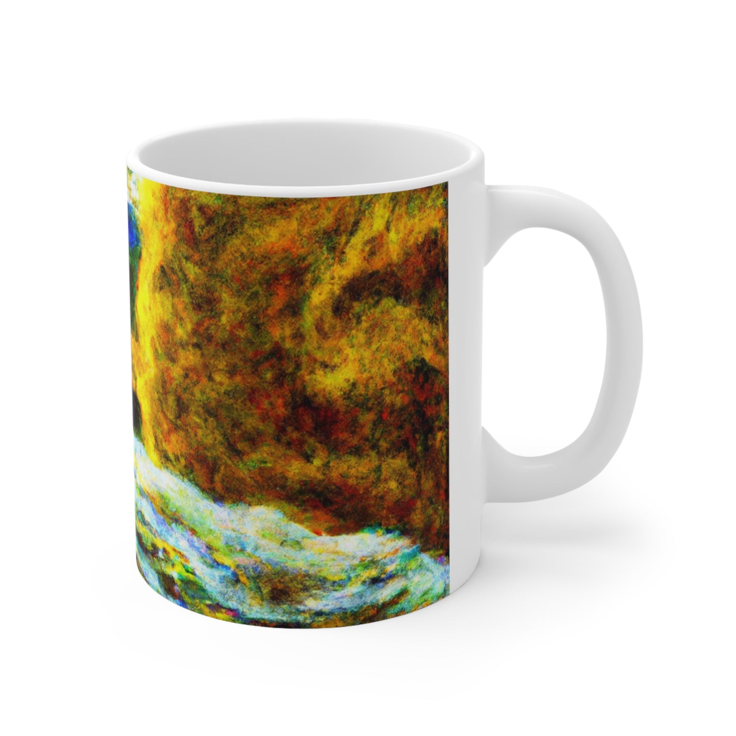 "Along the Riverbanks of Sorrows" - The Alien Ceramic Mug 11 oz