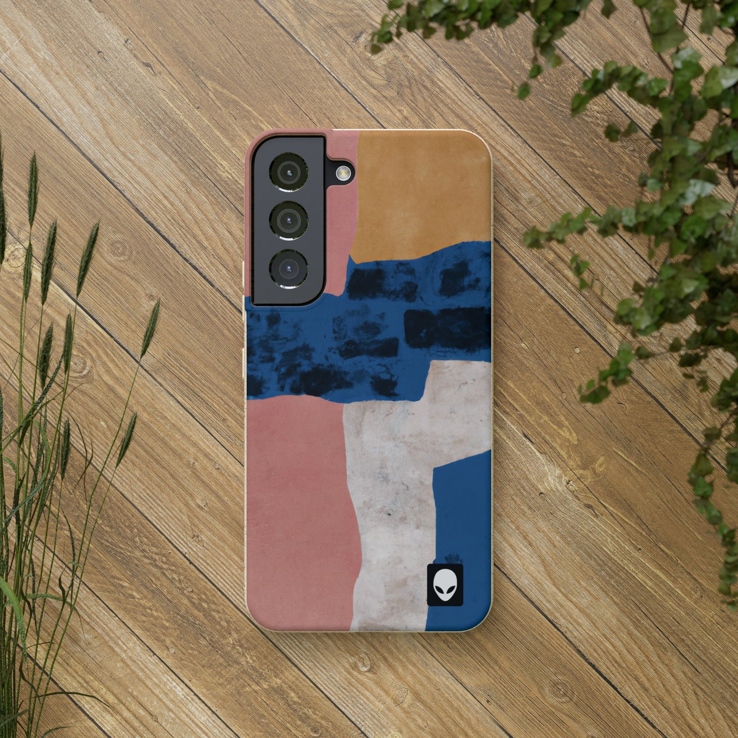 „Zusammenspiel von Licht und Schatten: Eine abstrakte Collage“ – The Alien Eco-Friendly Cases