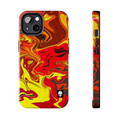 "Abstract Energy in Motion" - The Alien Tough Phone Cases