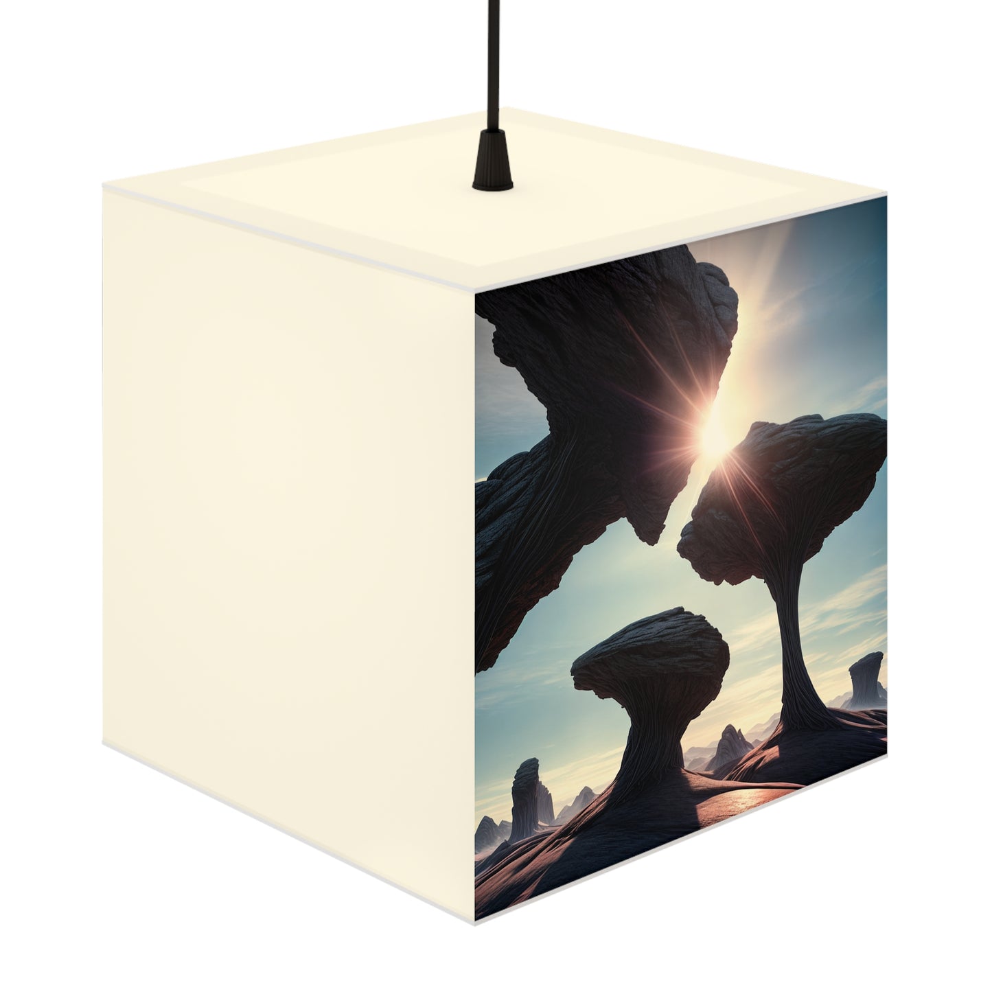 „Alien Landscape Odyssey“ – Die Alien Light Cube Lampe