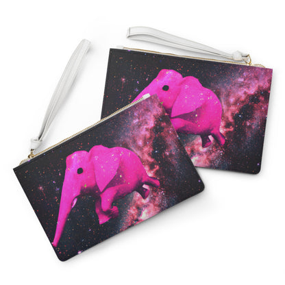 "Majestic Pinkelephant Exploration" - The Alien Clutch Bag