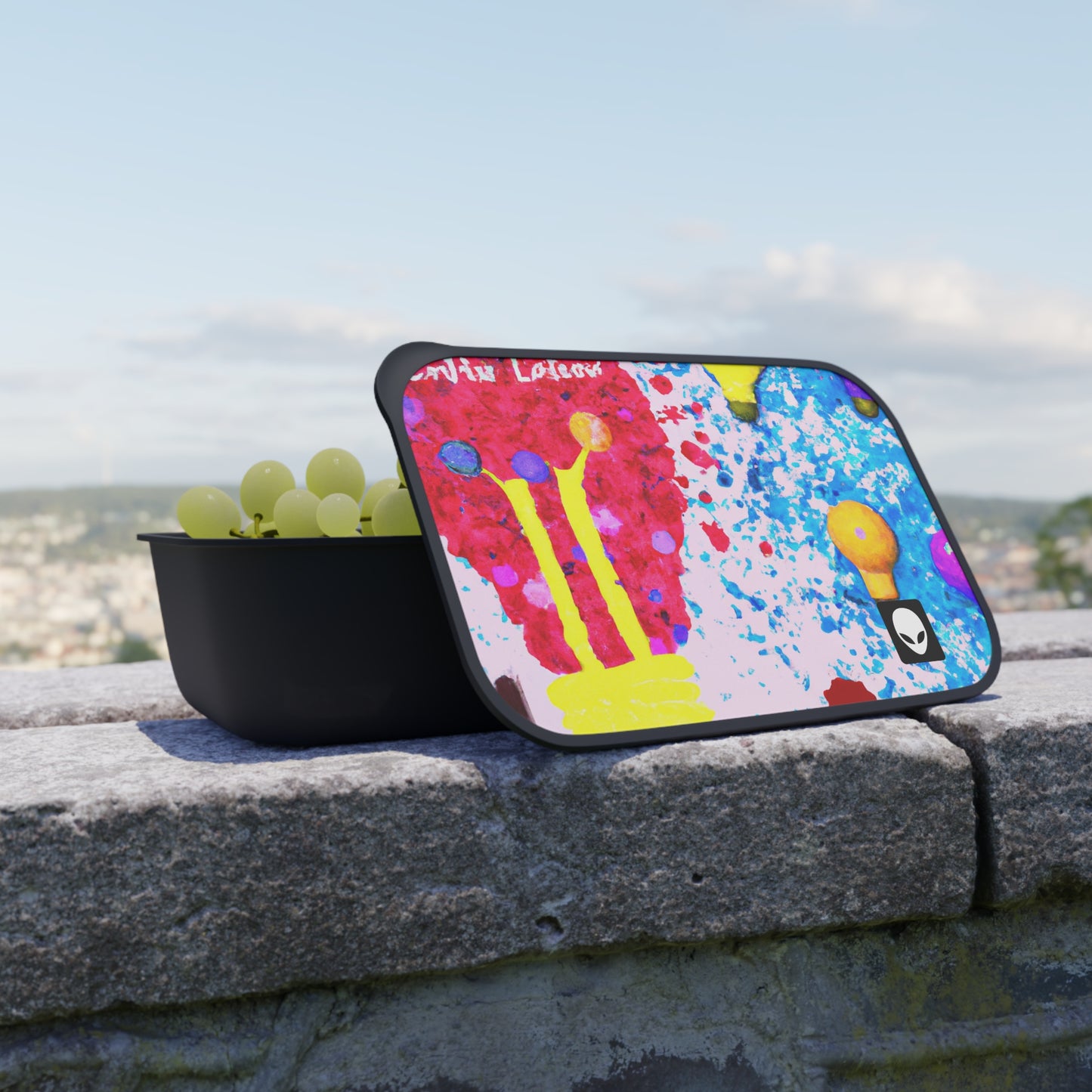 Life's Evolutionary Map! - The Alien Eco-friendly PLA Bento Box with Band and Utensils