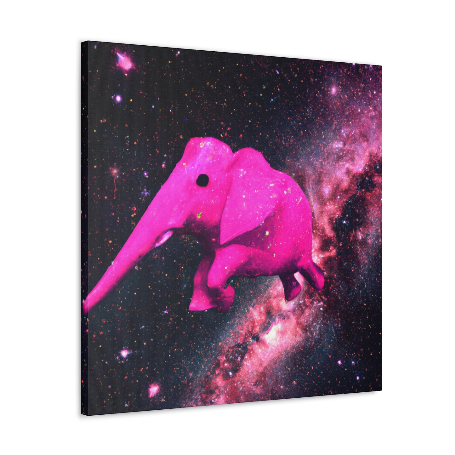 "Exploración majestuosa del elefante rosa" - The Alien Canva