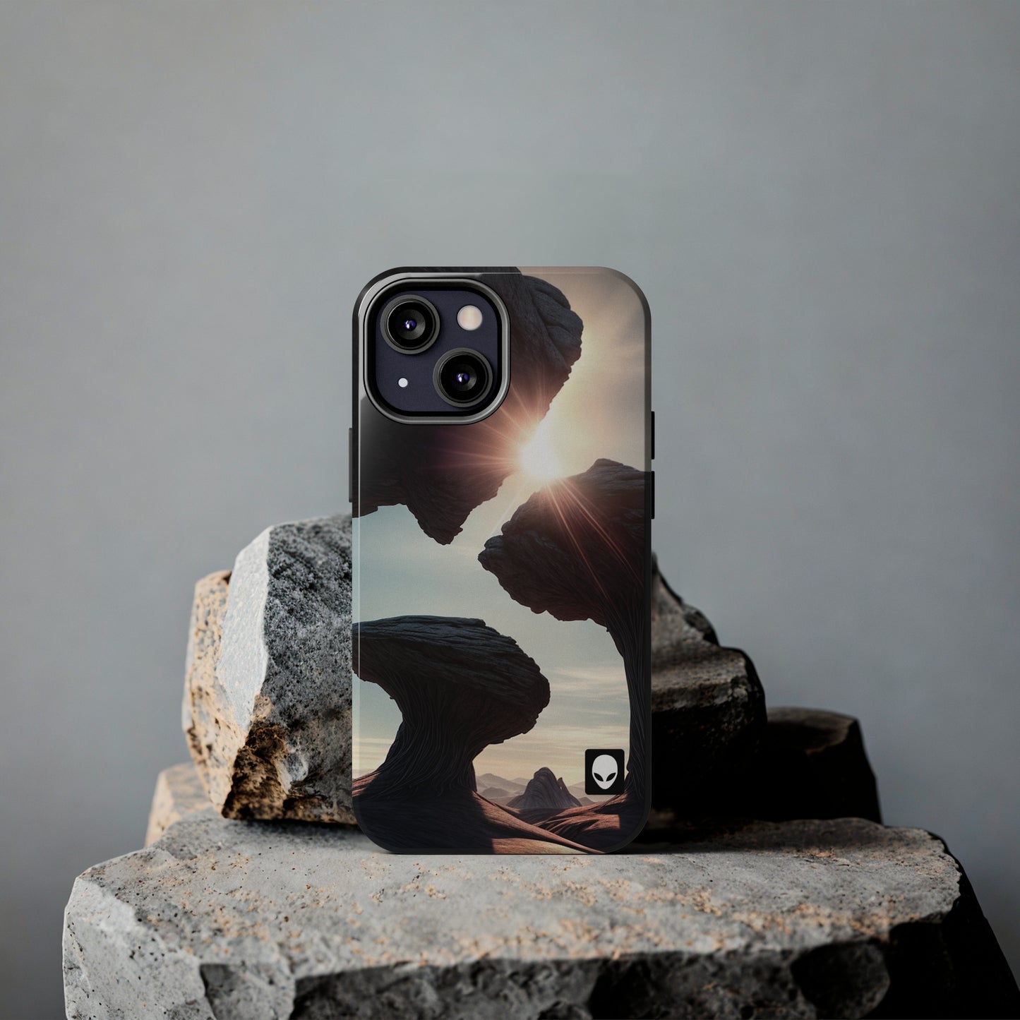 "Alien Landscape Odyssey" - The Alien Tough Phone Cases