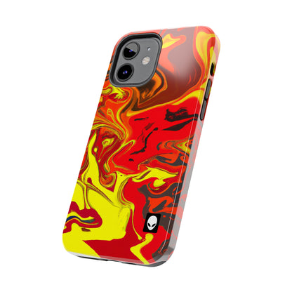 "Abstract Energy in Motion" - The Alien Tough Phone Cases