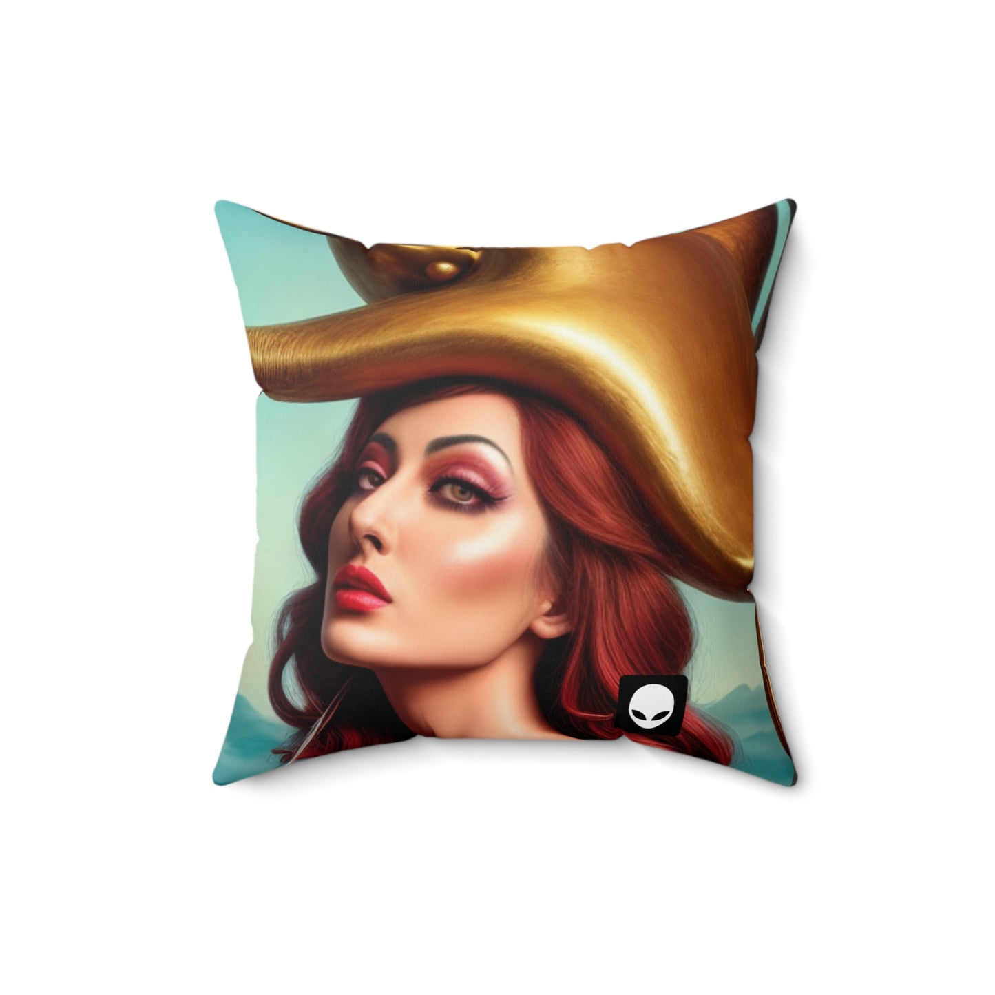 "Metaphorical Madness: An Exploration of Salvador Dali's Surreal Worlds" - The Alien Square Pillow