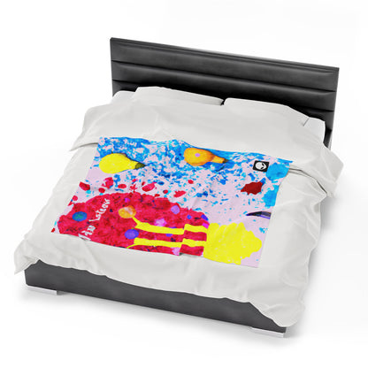 Life's Evolutionary Map! - The Alien Velveteen Plush Blanket