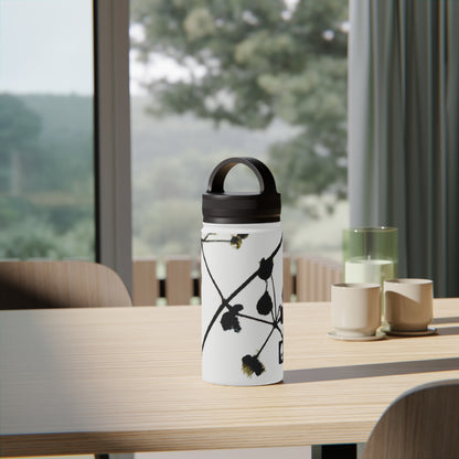 "A Light and Shadow Illumination" - The Alien Stainless Steel Water Bottle, Handle Lid