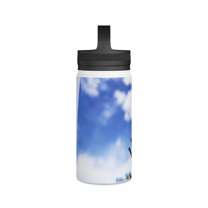 "Colors of Home: Exploring Place Through Art" - The Alien Stainless Steel Water Bottle, Handle Lid