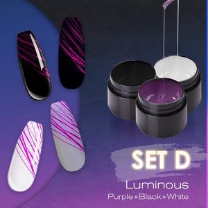 Manicura Luminosa Nail Art Spider Nail Gel UV Esmalte de uñas