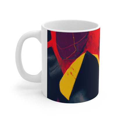 "A Mosaic of Emotion" - The Alien Ceramic Mug 11 oz