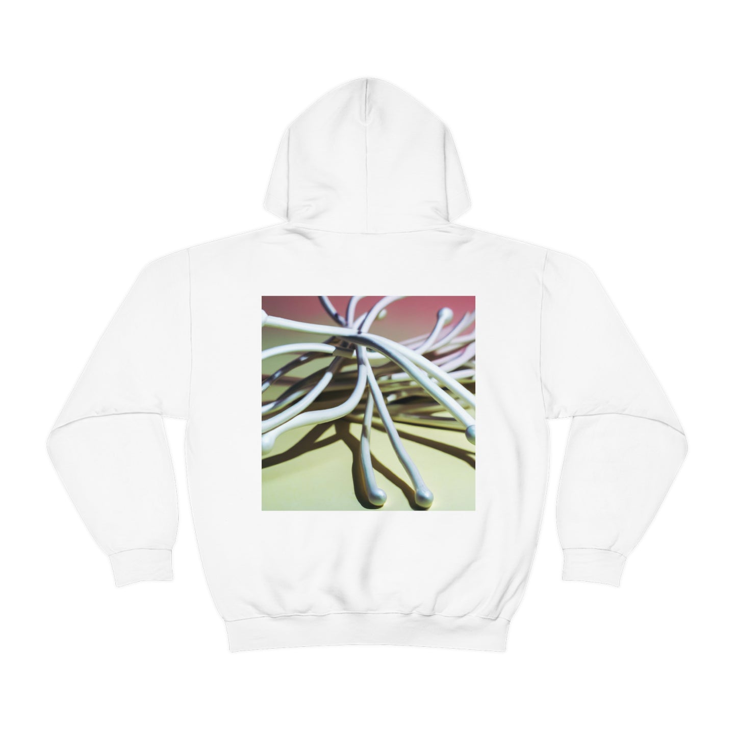 "Abstract Artistry: Constructing Emotion from Common Objects" - The Alien Unisex Hoodie