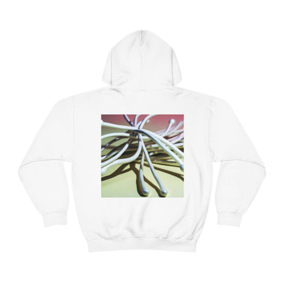 "Arte abstracto: construir emociones a partir de objetos comunes" - Sudadera con capucha unisex The Alien