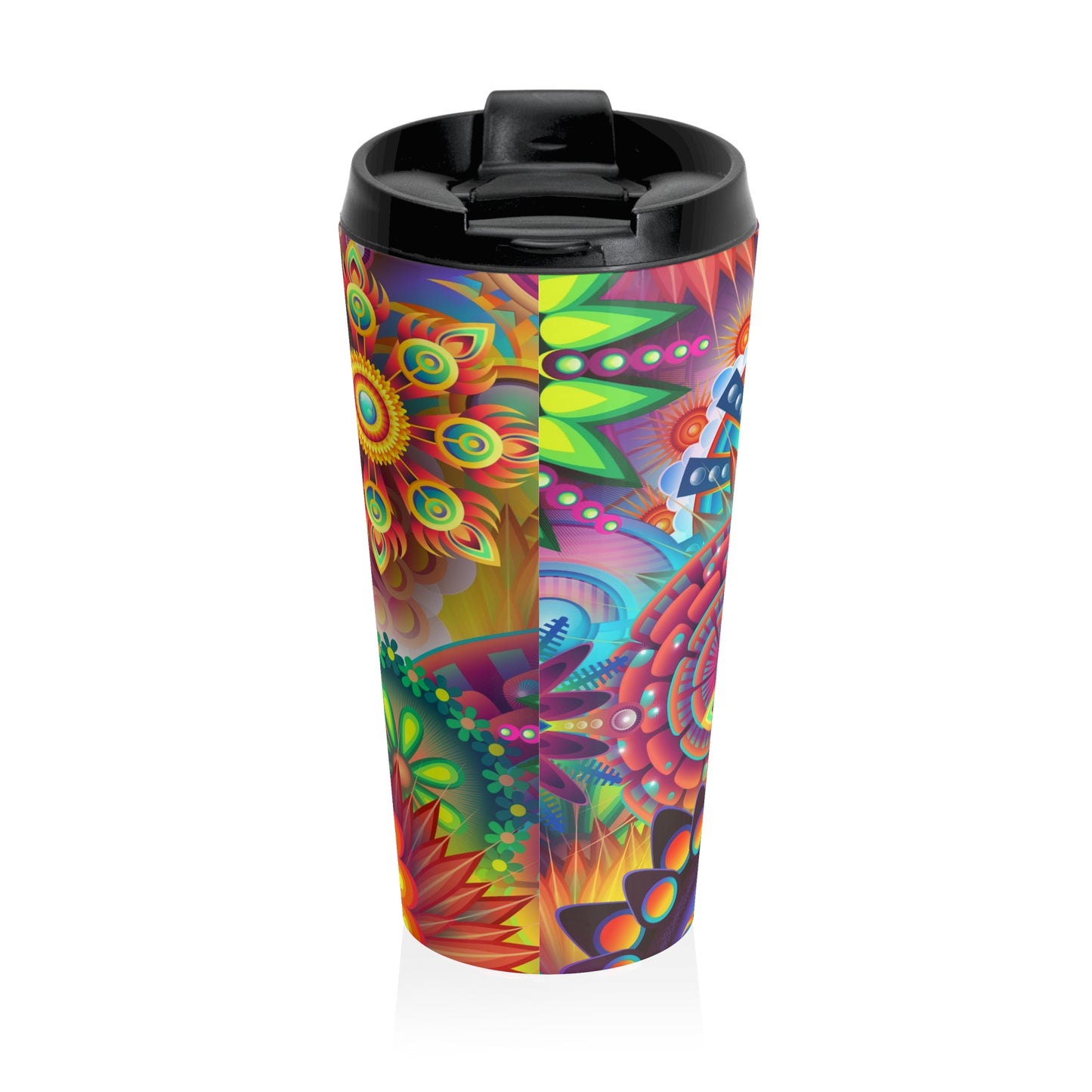 The First Trippy Space - The Alien Stainless Steel Travel Mug