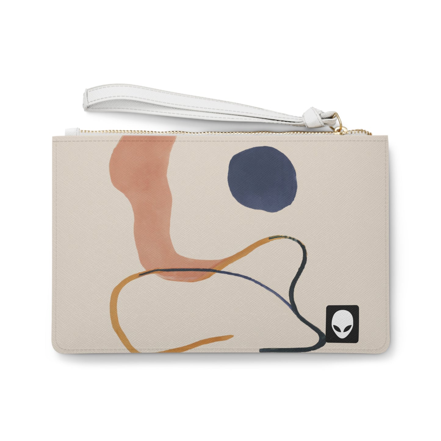 "Geometric Contrast: Exploring Color Through Geometry" - The Alien Clutch Bag