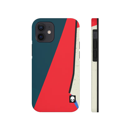 "Abstract Expressionism: Exploring Lines and Shapes" - The Alien Tough Phone Cases