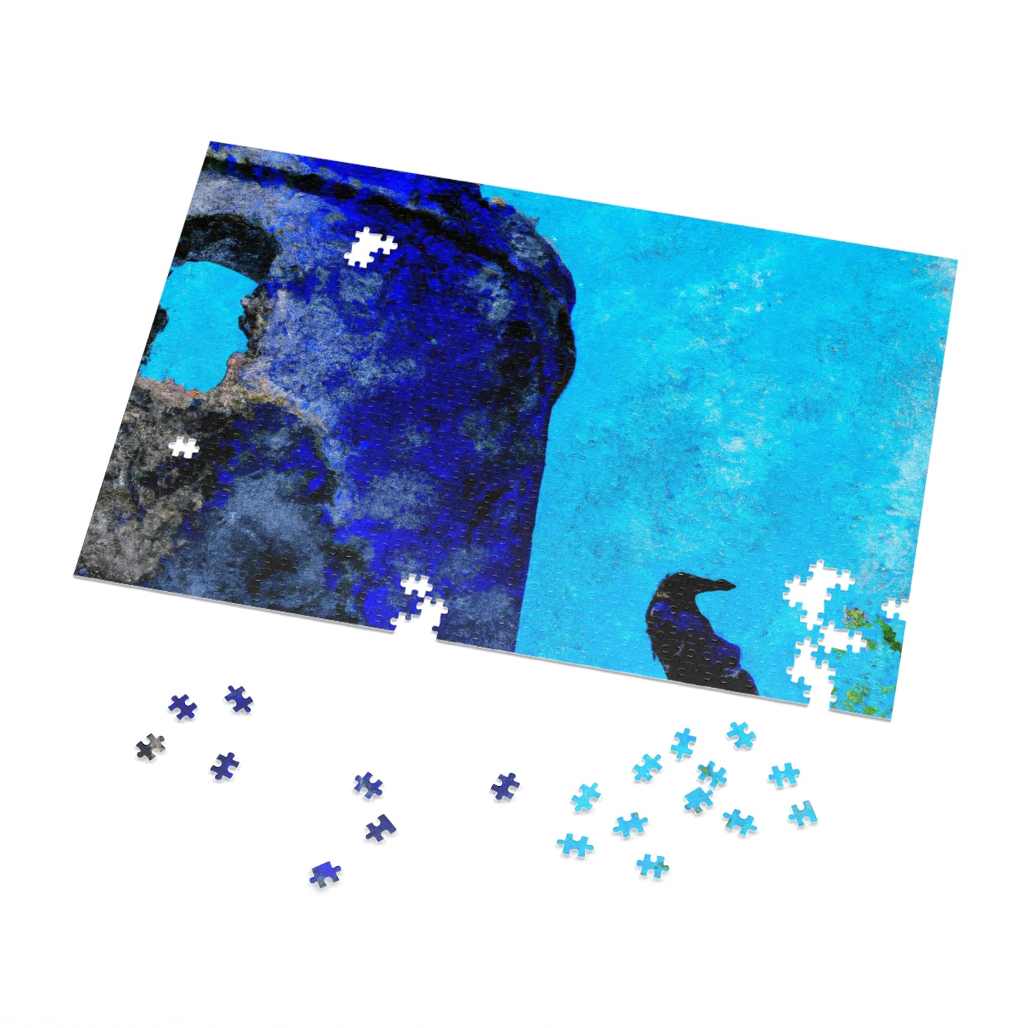 "Crow's Perch on a Waning Tower" - The Alien Jigsaw Puzzle