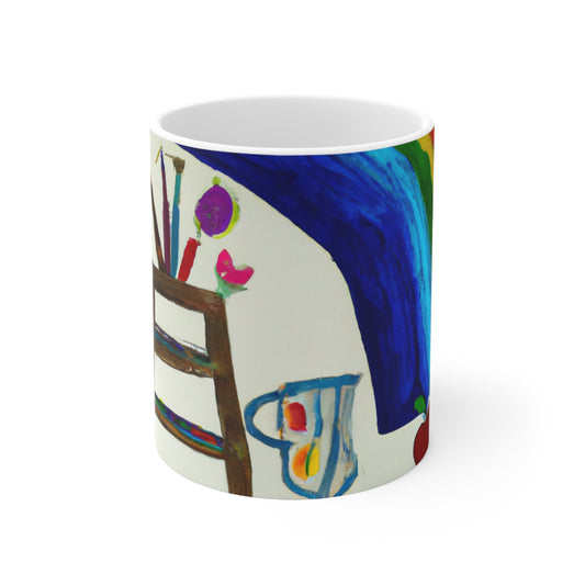 "A Fanciful Rainbow of Possibilities" - The Alien Ceramic Mug 11 oz