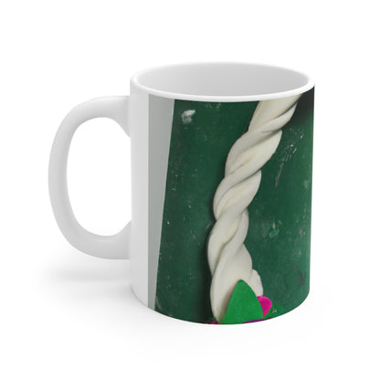 "Floral WhiRLwind" - Taza de cerámica The Alien 11 oz