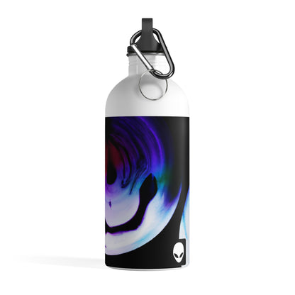 "Exploring Contrasts: A Colorful Dance of Luminance and Chromatic Aberration" - The Alien Stainless Steel Water Bottle