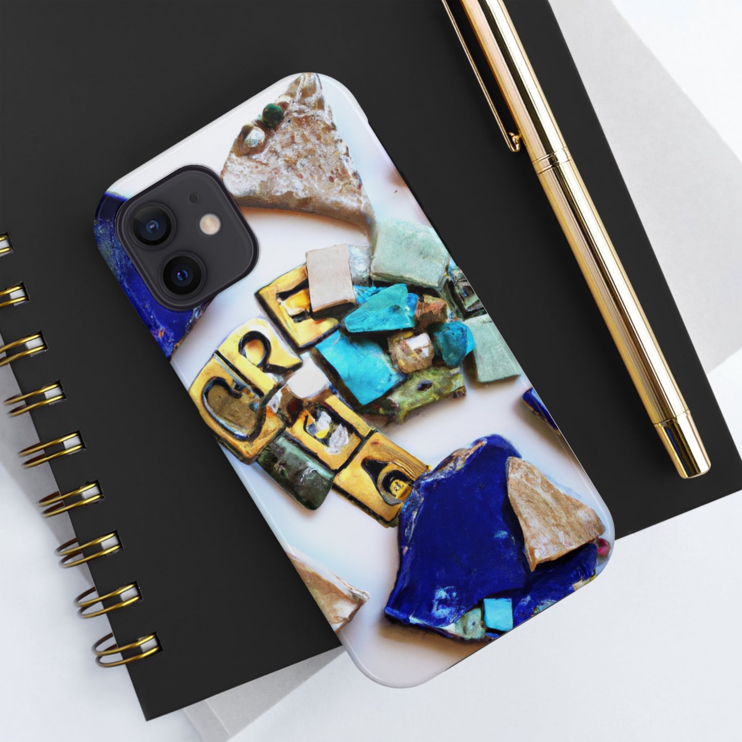 "Un mosaico de resiliencia: una exploración creativa de la fuerza y ​​la resistencia" - The Alien Tough Phone Cases