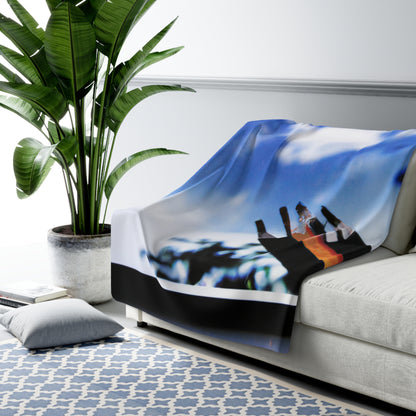 "Colors of Home: Exploring Place Through Art" - The Alien Sherpa Fleece Blanket