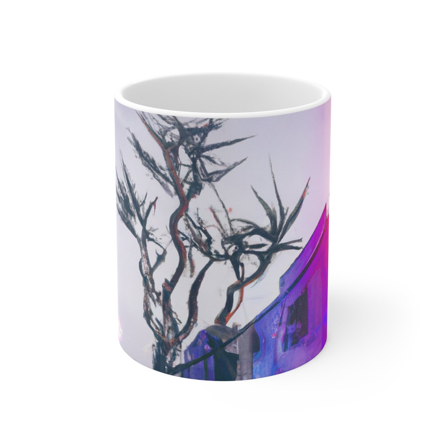 "Explorando fotografías en color" - Taza de cerámica The Alien 11 oz