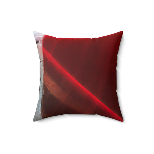 „Erhellende Reflexion: Licht und Schatten in der abstrakten Kunst“ – Das Alien Square Pillow